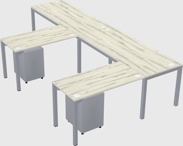 L-shaped desk
