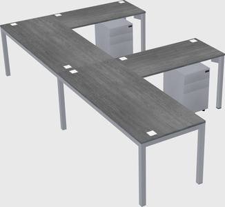 L-shaped desk
