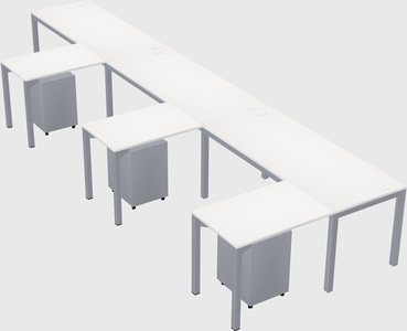 L-shaped desk