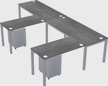 L-shaped desk
