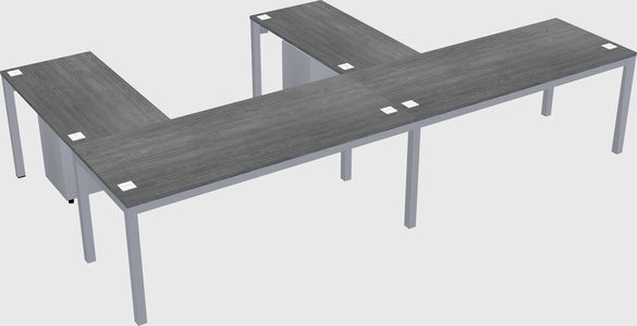 L-shaped desk
