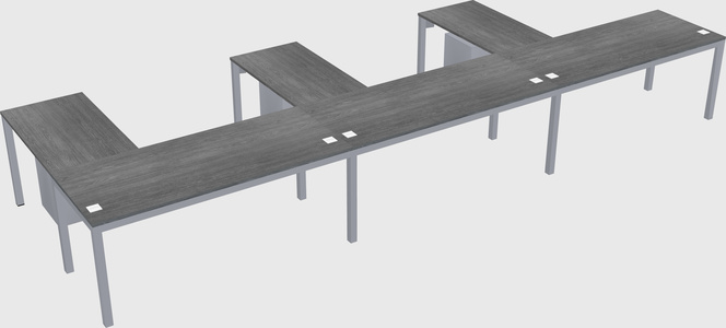 L-shaped desk