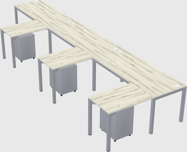 L-shaped desk