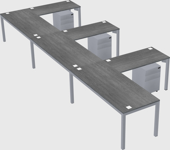 L-shaped desk
