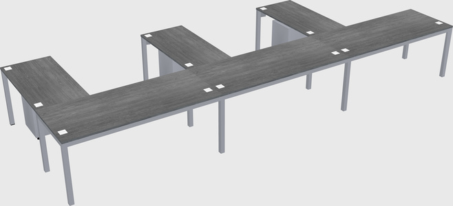 L-shaped desk