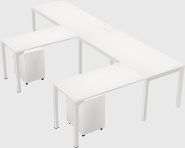 L-shaped desk