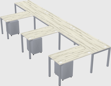 L-shaped desk