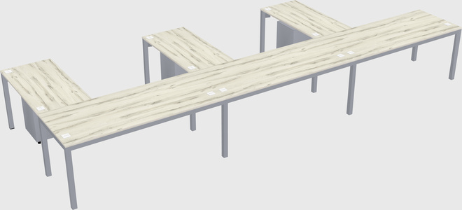 L-shaped desk