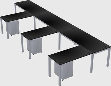 L-shaped desk