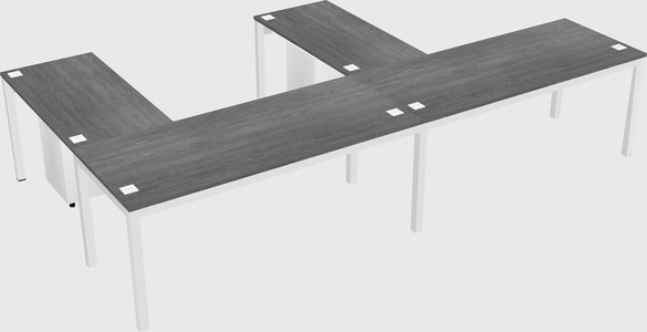 L-shaped desk