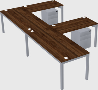 L-shaped desk