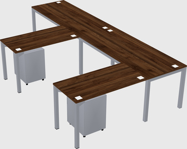 L-shaped desk