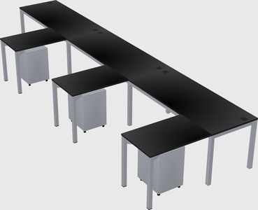 L-shaped desk