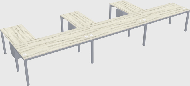 L-shaped desk