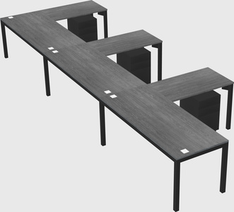L-shaped desk