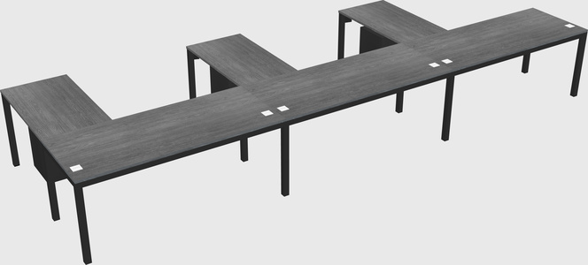 L-shaped desk