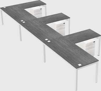 L-shaped desk