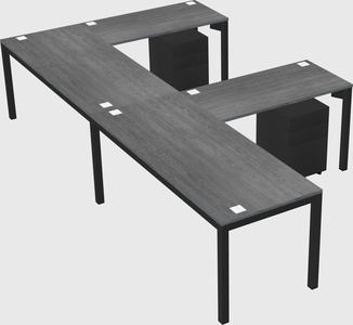 L-shaped desk
