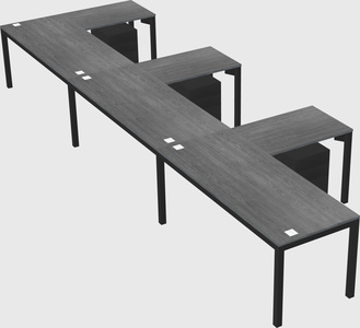 L-shaped desk