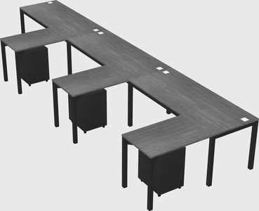 L-shaped desk