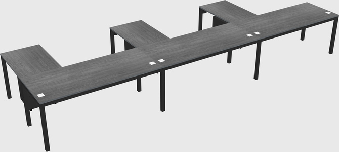 L-shaped desk