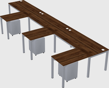 L-shaped desk