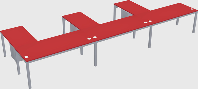 L-shaped desk