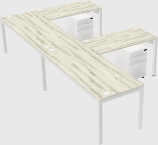 L-shaped desk