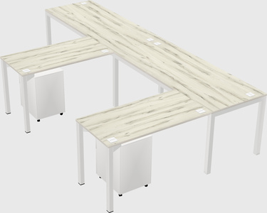 L-shaped desk
