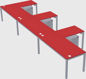 L-shaped desk