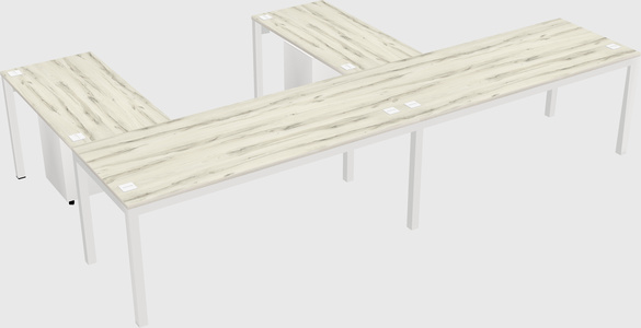 L-shaped desk