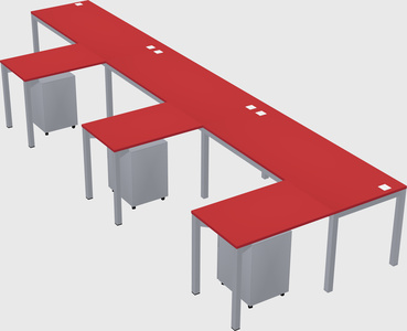 L-shaped desk