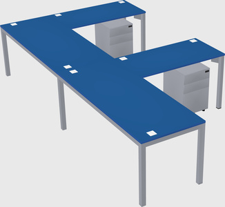 L-shaped desk
