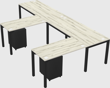 L-shaped desk