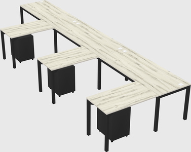 L-shaped desk