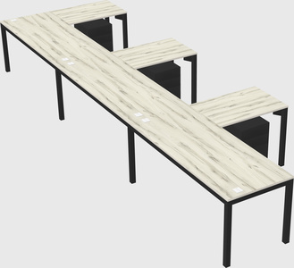 L-shaped desk