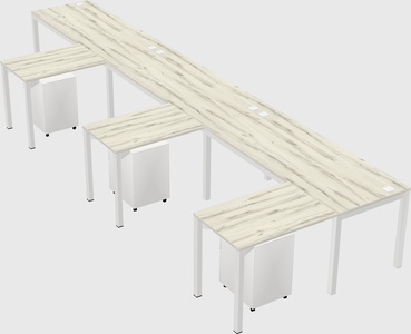L-shaped desk
