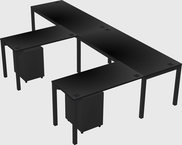 L-shaped desk