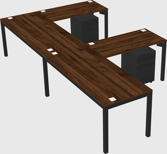 L-shaped desk