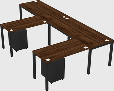 L-shaped desk