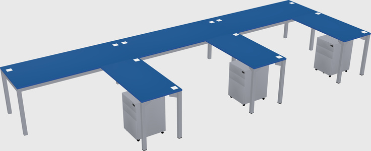 L-shaped desk