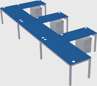 L-shaped desk