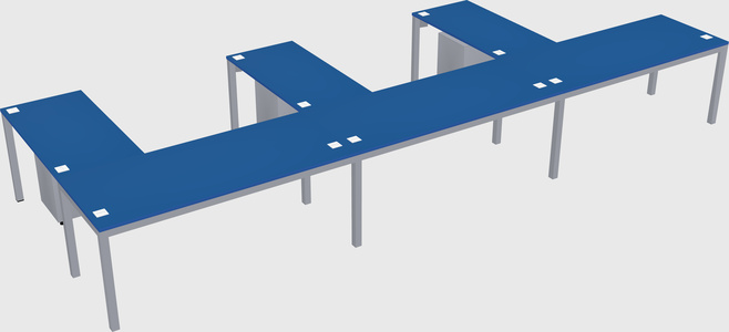 L-shaped desk