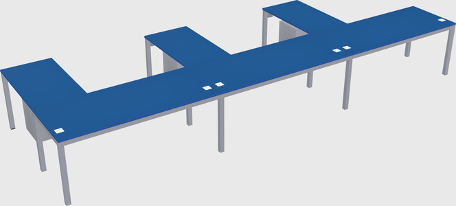 L-shaped desk