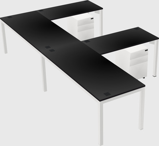 L-shaped desk