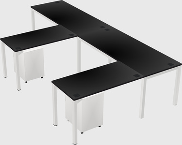 L-shaped desk