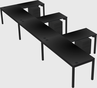 L-shaped desk