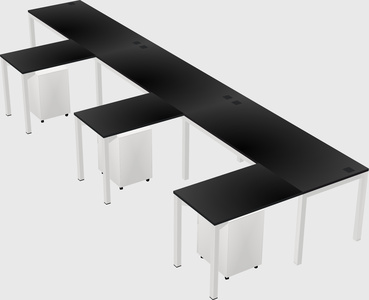 L-shaped desk
