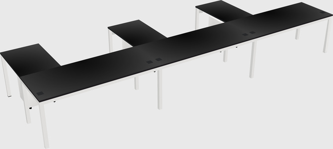 L-shaped desk