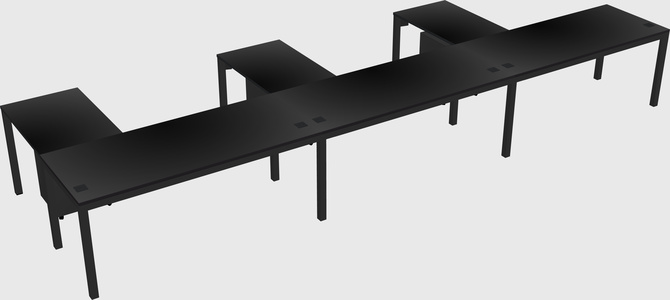 L-shaped desk